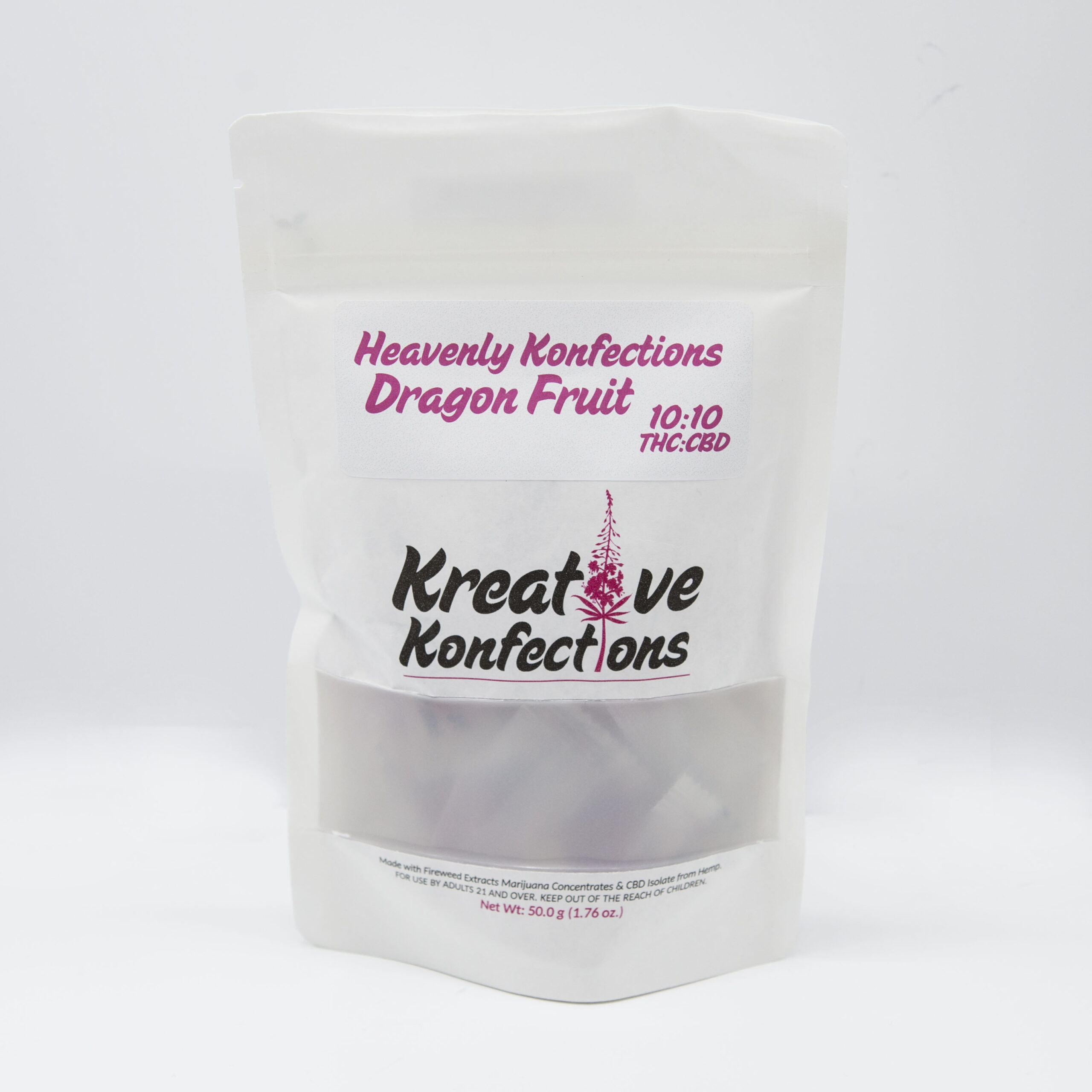 Dragon Fruit Heavenly Soft Chews by Kreative Konfections