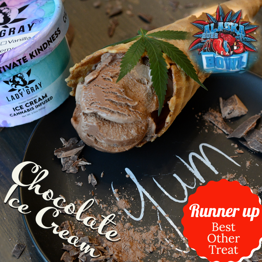 Lady Gray Gourmet Medibles Chocolate Ice Cream Cannabis Infused